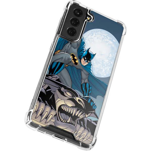 DC Comics Batman Action Pose 90's art Galaxy S22 Plus Clear Case