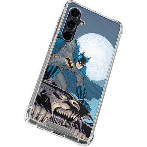 DC Comics Batman Watches Over the City Galaxy S23 FE Clear Case