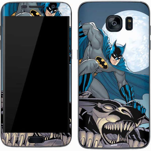 DC Comics Batman Action Pose 90's art Galaxy S7 Skin
