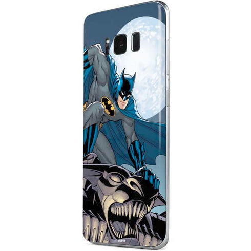 DC Comics Batman Action Pose 90's art Galaxy S8 Skin
