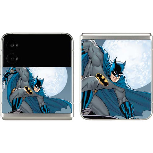 DC Comics Batman Action Pose 90's art Galaxy Z Flip3 5G Skin