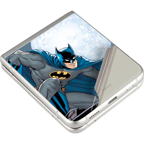 DC Comics Batman Action Pose 90's art Galaxy Z Flip3 5G Skin
