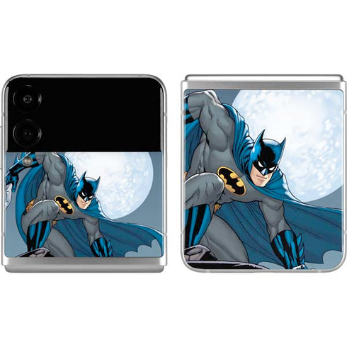 DC Comics Batman Action Pose 90's art Galaxy Z Flip4 5G Skin