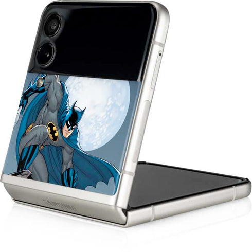 DC Comics Batman Action Pose 90's art Galaxy Z Flip4 5G Skin