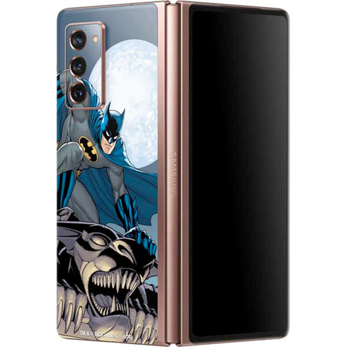 DC Comics Batman Action Pose 90's art Galaxy Z Fold2 5G Skin