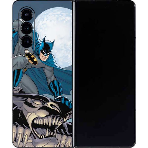 DC Comics Batman Action Pose 90's art Galaxy Z Fold4 5G Skin