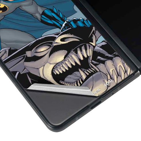 DC Comics Batman Action Pose 90's art Galaxy Z Fold4 5G Skin