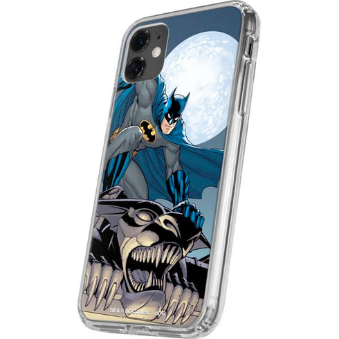 DC Comics Batman Watches Over the City iPhone 11 Clear Case