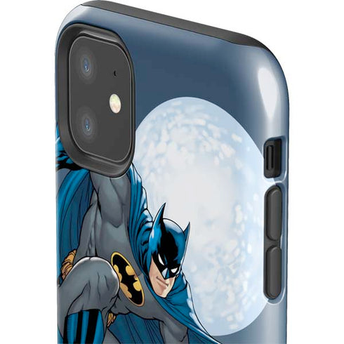 DC Comics Batman Action Pose 90's art iPhone 11 Impact Case