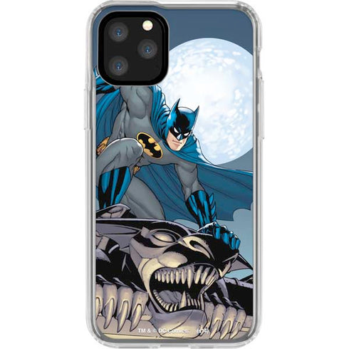 DC Comics Batman Watches Over the City iPhone 11 Pro Clear Case