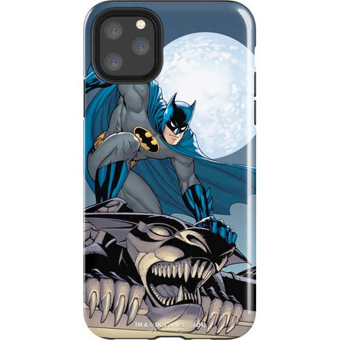 DC Comics Batman Action Pose 90's art iPhone 11 Pro Max Impact Case