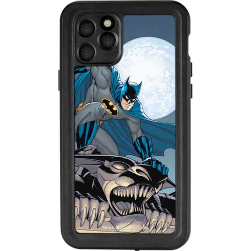 DC Comics Batman Action Pose 90's art iPhone 11 Pro Waterproof Case