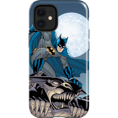 DC Comics Batman Action Pose 90's art iPhone 12 Mini Impact Case