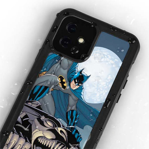 DC Comics Batman Action Pose 90's art iPhone 12 Mini Waterproof Case