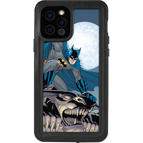 DC Comics Batman Action Pose 90's art iPhone 12 Pro Waterproof Case