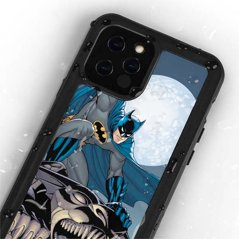 DC Comics Batman Action Pose 90's art iPhone 12 Pro Waterproof Case