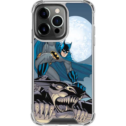 DC Comics Batman Action Pose 90's art iPhone 13 Pro Clear Case
