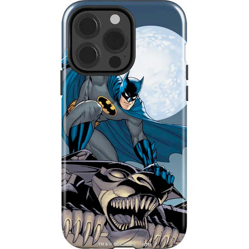 DC Comics Batman Action Pose 90's art iPhone 13 Pro Impact Case