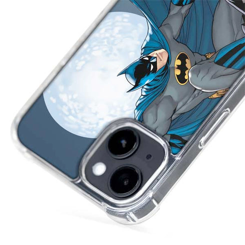 DC Comics Batman Action Pose 90's art iPhone 14 Plus MagSafe Case