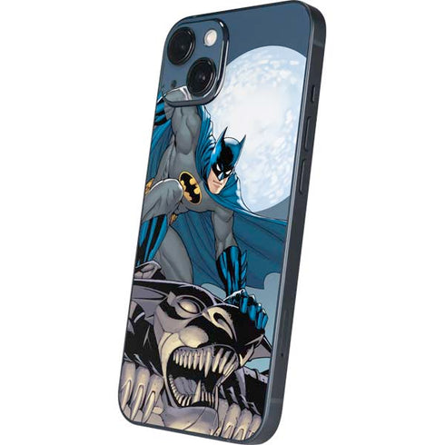 DC Comics Batman Watches Over the City iPhone 15 Plus Skin