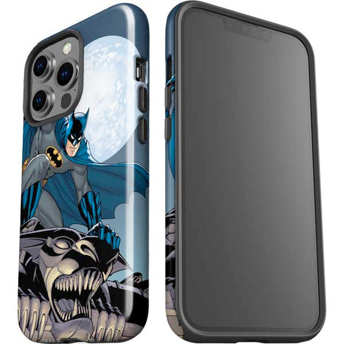 DC Comics Batman Watches Over the City iPhone 15 Pro Impact Case