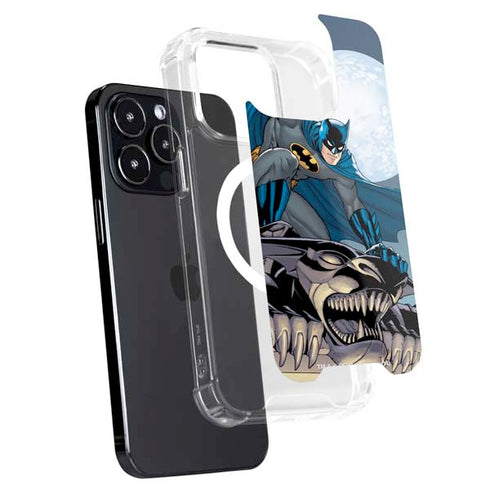 DC Comics Batman Watches Over the City iPhone 15 Pro Max MagSafe Case