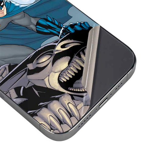 DC Comics Batman Action Pose 90's art iPhone 14 Pro Max Skin
