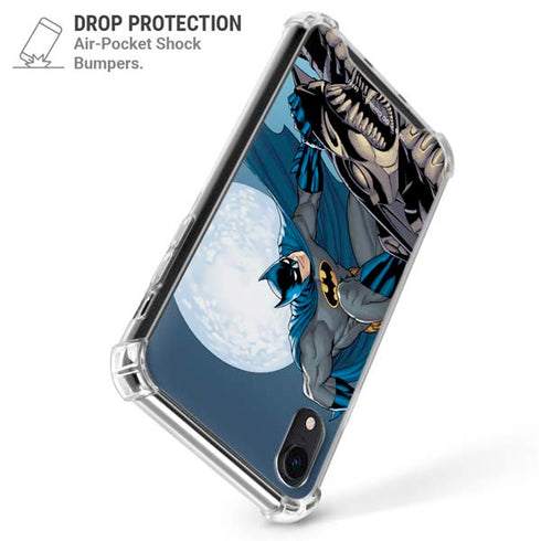 DC Comics Batman Watches Over the City iPhone XR Clear Case