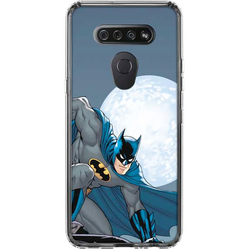 DC Comics Batman Watches Over the City LG K51/Q51 Clear Case