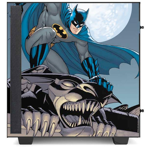 DC Comics Batman Action Pose 90's art NZXT H510 Compact ATX Mid-Tower Case Skin