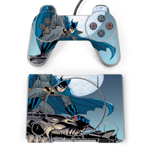 DC Comics Batman Action Pose 90's art PlayStation Classic Bundle Skin