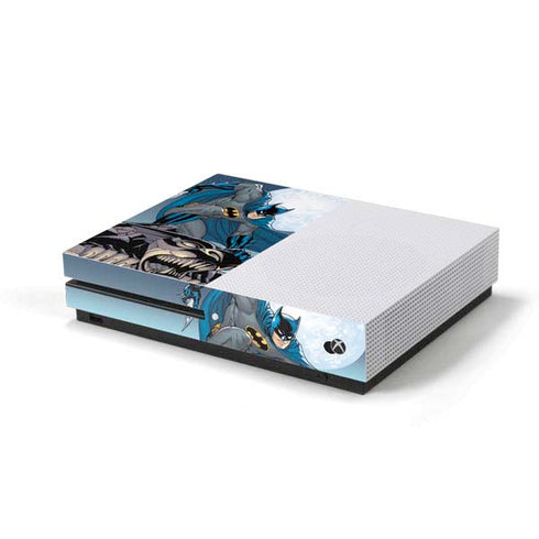DC Comics Batman Action Pose 90's art Xbox One S Console Skin