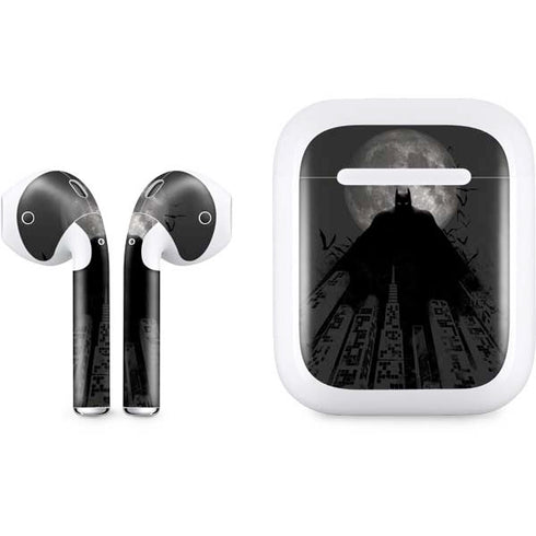 DC Comics Batman On City with Moon Art Apple AirPods Skin