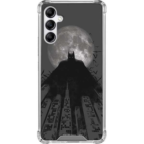 DC Comics Batman On City with Moon Art Galaxy A14 5G Clear Case
