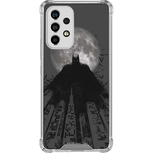 DC Comics Batman On City with Moon Art Galaxy A33 5G Clear Case