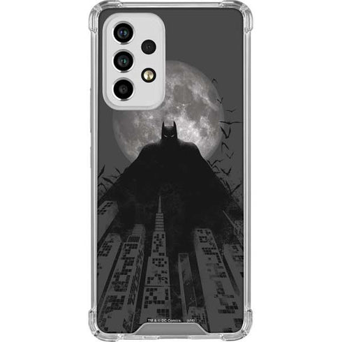 DC Comics Batman On City with Moon Art Galaxy A53 5G Clear Case
