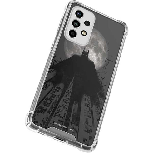 DC Comics Batman On City with Moon Art Galaxy A53 5G Clear Case