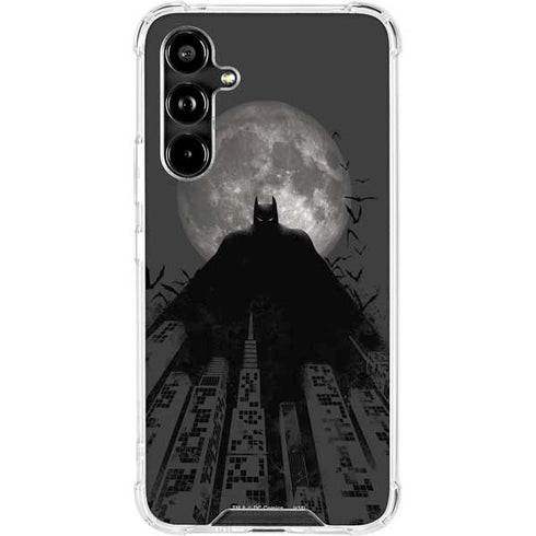 DC Comics Batman On City with Moon Art Galaxy A54 5G Clear Case