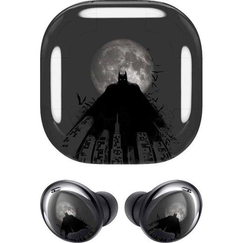 DC Comics Batman On City with Moon Art Galaxy Buds Pro Skin