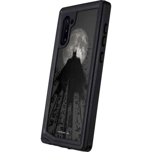 DC Comics Batman On City with Moon Art Galaxy Note 10 Waterproof Case