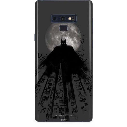 DC Comics Batman On City with Moon Art Galaxy Note 9 Skin