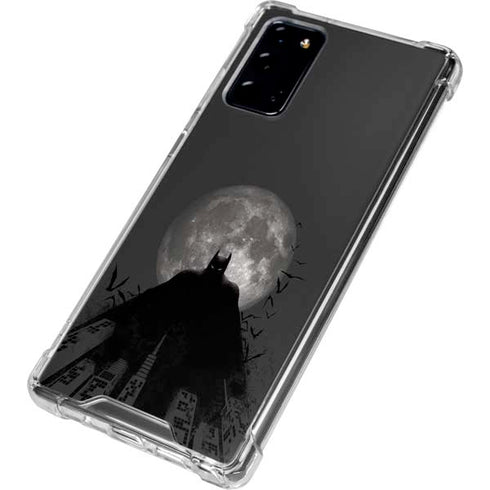 DC Comics Batman On City with Moon Art Galaxy Note20 5G Clear Case