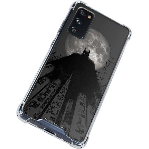 DC Comics Batman On City with Moon Art Galaxy S20 FE Clear Case