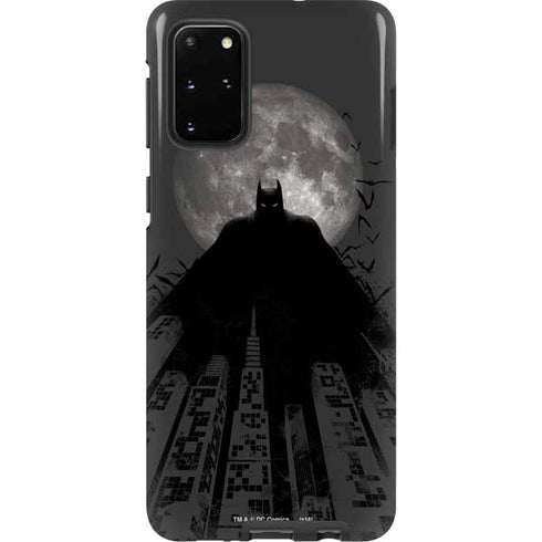 DC Comics Batman On City with Moon Art Galaxy S20 Plus Pro Case