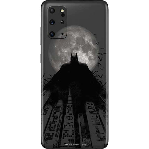 DC Comics Batman On City with Moon Art Galaxy S20 Plus Skin