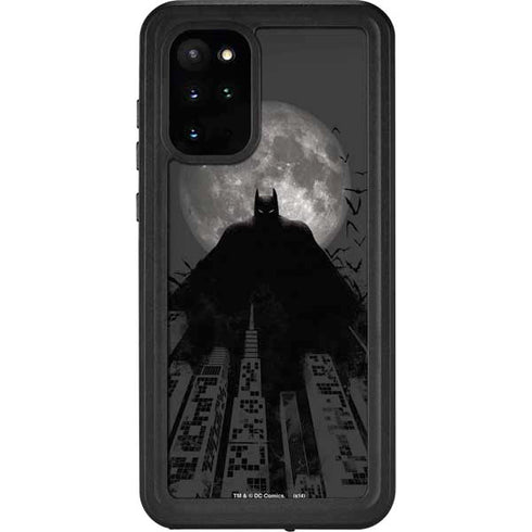 DC Comics Batman On City with Moon Art Galaxy S20 Plus Waterproof Case