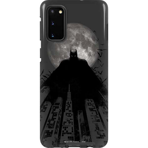 DC Comics Batman On City with Moon Art Galaxy S20 Pro Case