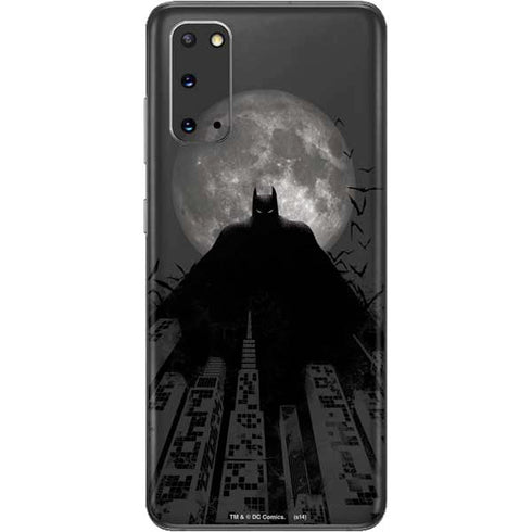 DC Comics Batman On City with Moon Art Galaxy S20 Skin
