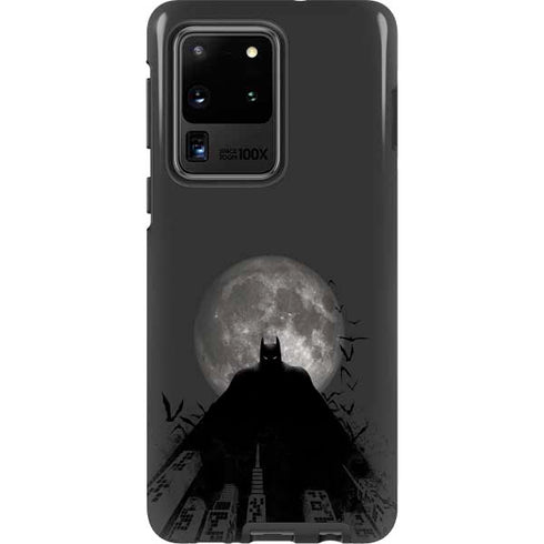 DC Comics Batman On City with Moon Art Galaxy S20 Ultra 5G Pro Case