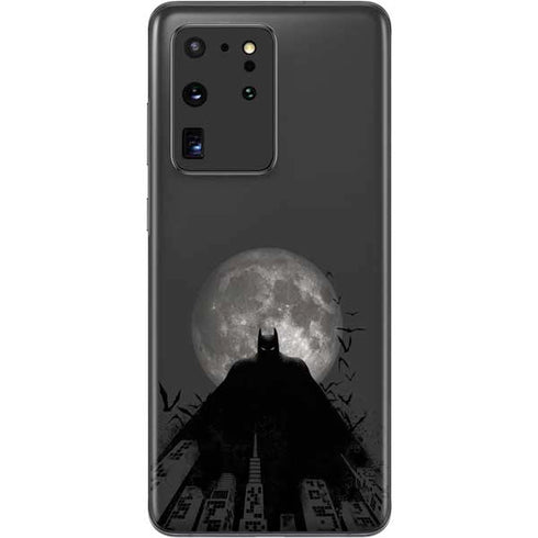 DC Comics Batman On City with Moon Art Galaxy S20 Ultra 5G Skin